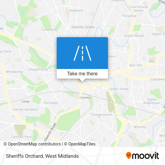 Sheriffs Orchard map