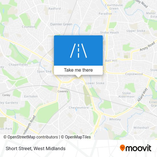 Short Street map