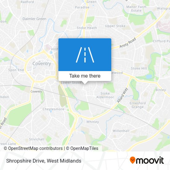 Shropshire Drive map