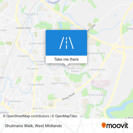 Shulmans Walk map