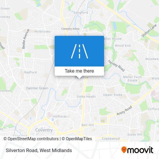 Silverton Road map