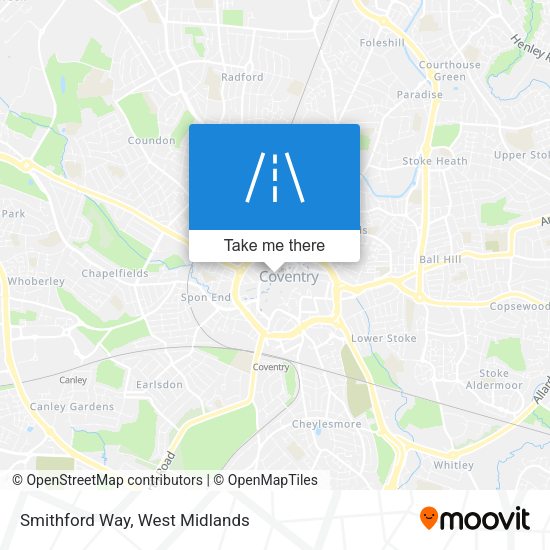 Smithford Way map