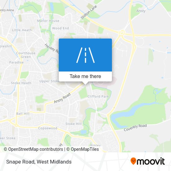 Snape Road map