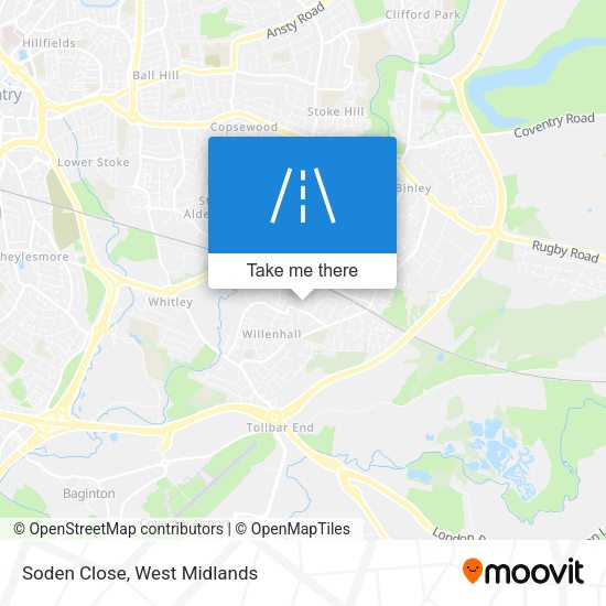Soden Close map