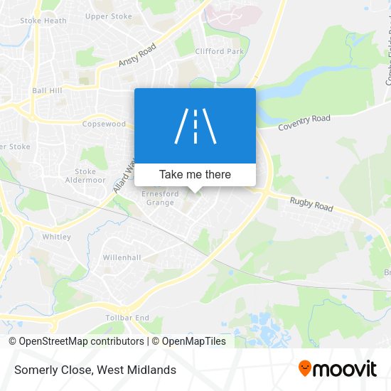 Somerly Close map