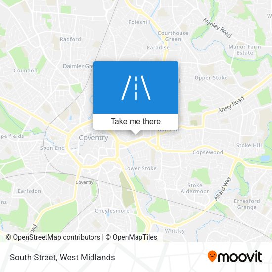 South Street map
