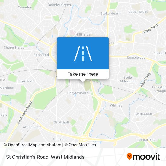St Christian's Road map