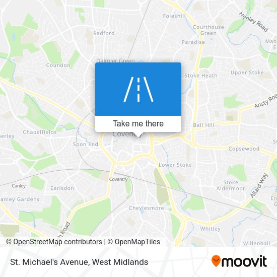 St. Michael's Avenue map