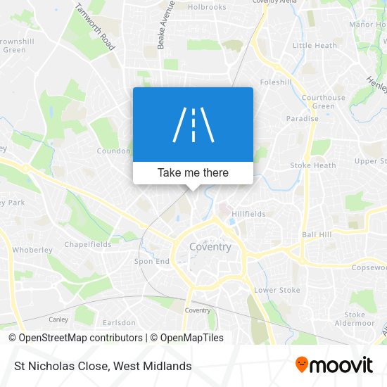 St Nicholas Close map