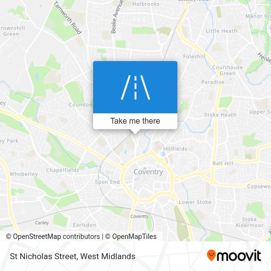 St Nicholas Street map