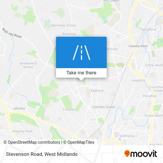 Stevenson Road map