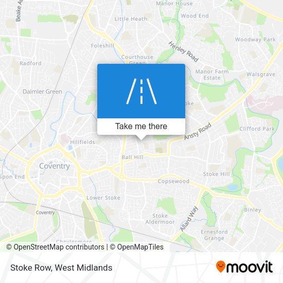 Stoke Row map