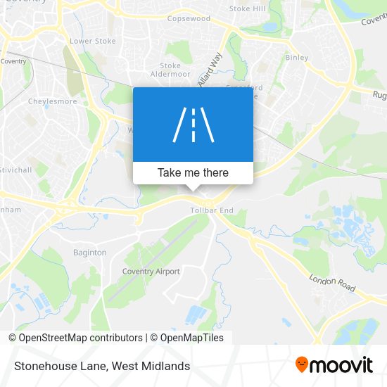 Stonehouse Lane map
