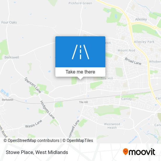Stowe Place map