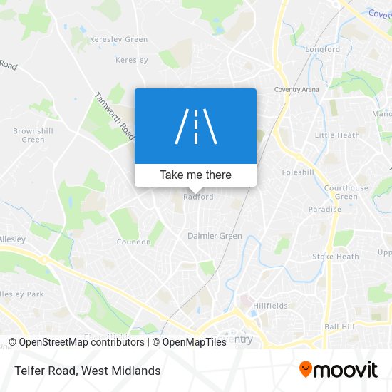 Telfer Road map