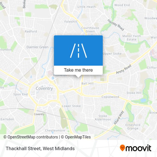 Thackhall Street map