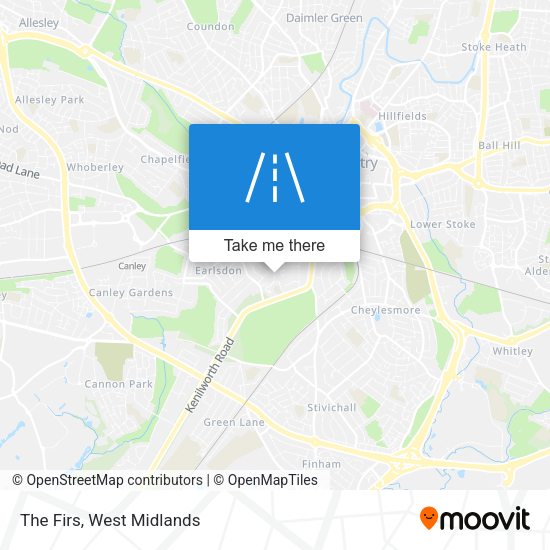 The Firs map