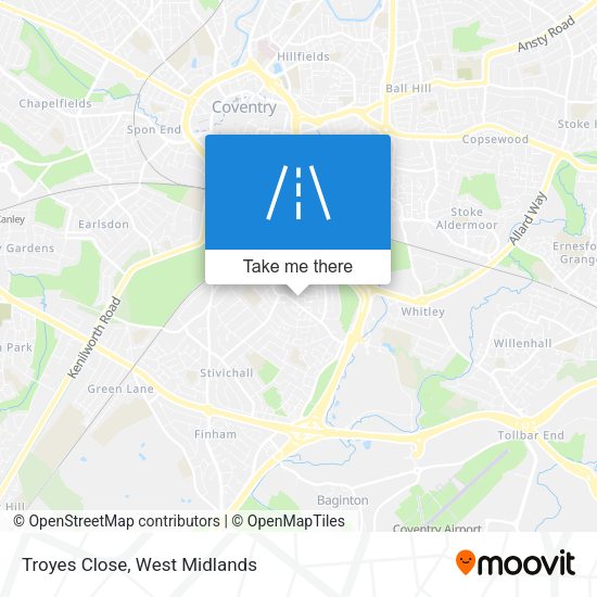 Troyes Close map