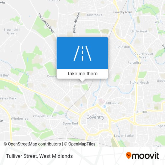 Tulliver Street map