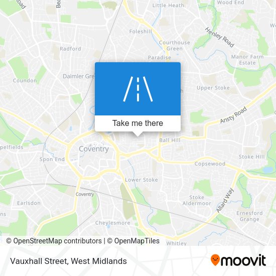 Vauxhall Street map