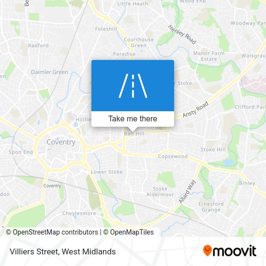 Villiers Street map