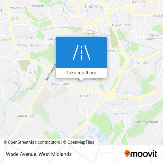 Wade Avenue map