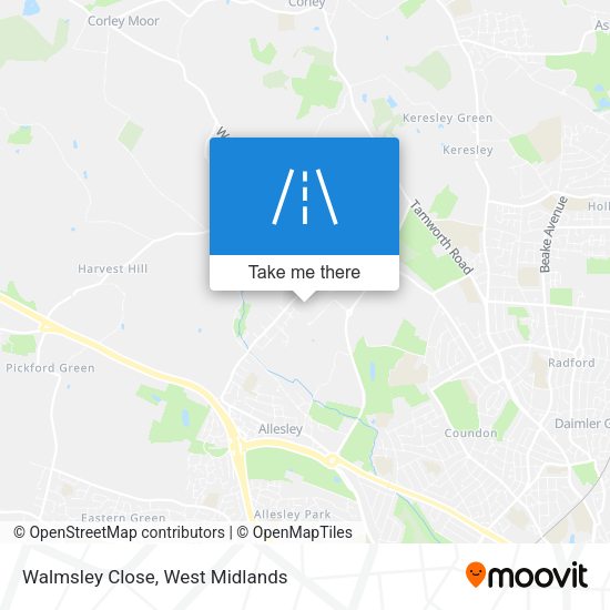 Walmsley Close map