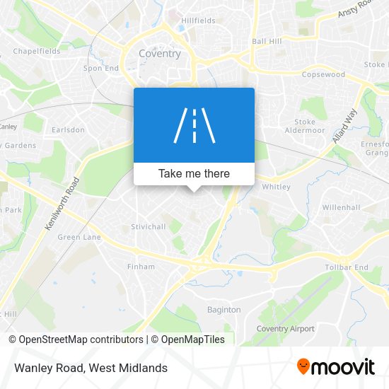 Wanley Road map