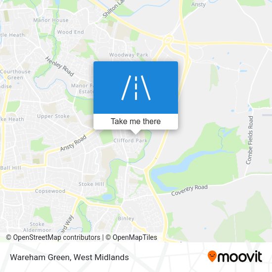 Wareham Green map