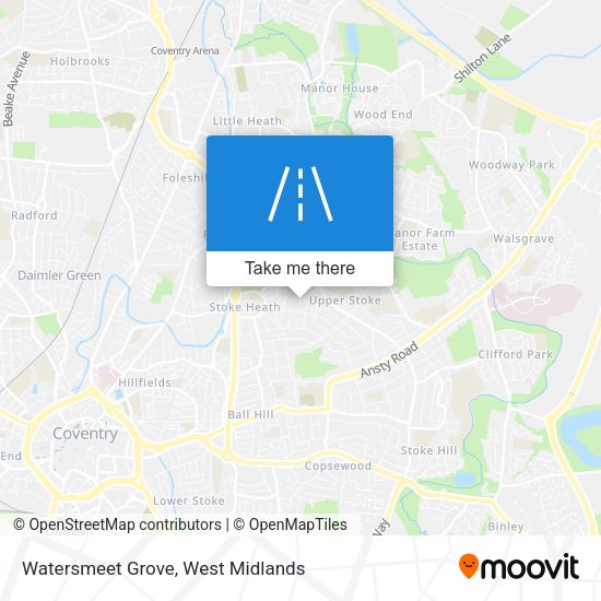 Watersmeet Grove map