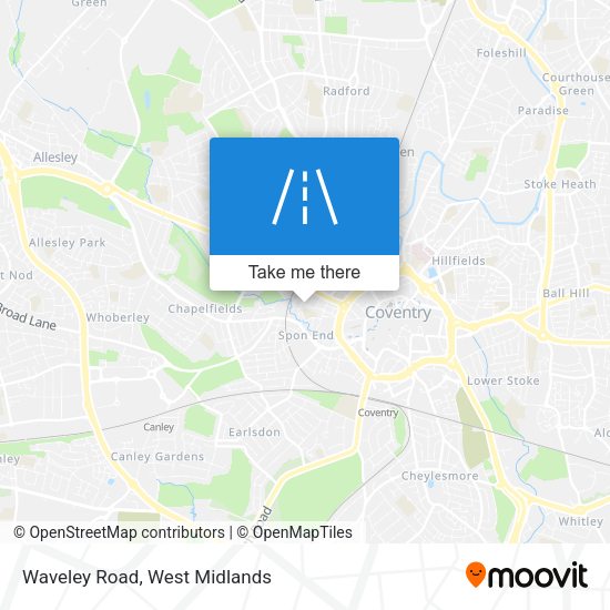 Waveley Road map