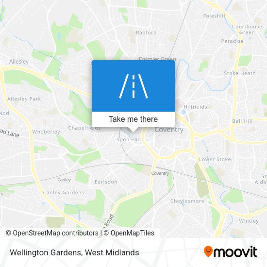 Wellington Gardens map