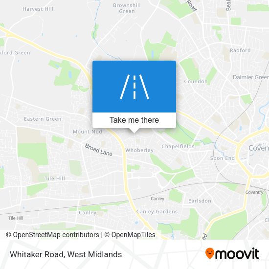 Whitaker Road map