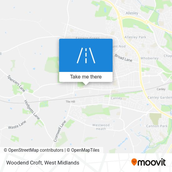 Woodend Croft map