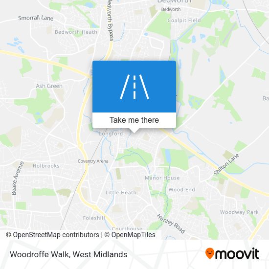 Woodroffe Walk map