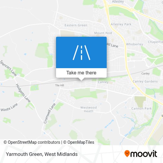 Yarmouth Green map