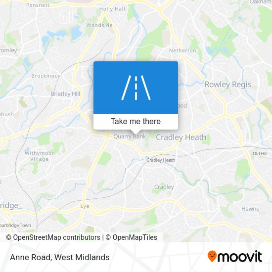 Anne Road map