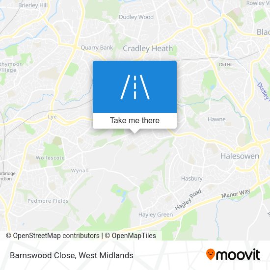Barnswood Close map