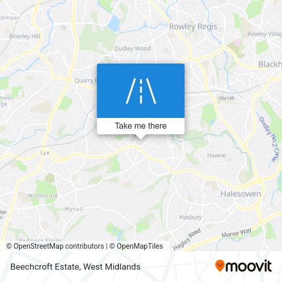 Beechcroft Estate map