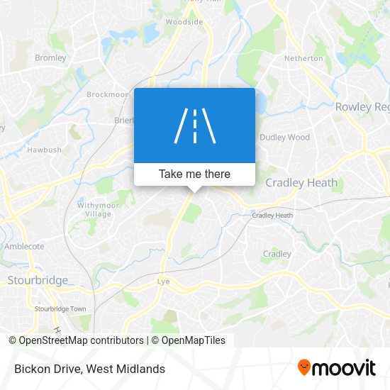 Bickon Drive map