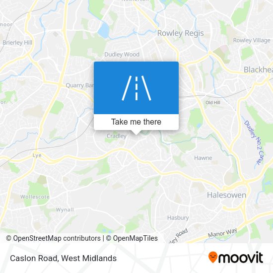 Caslon Road map