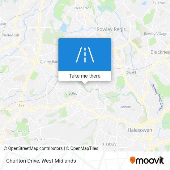 Charlton Drive map