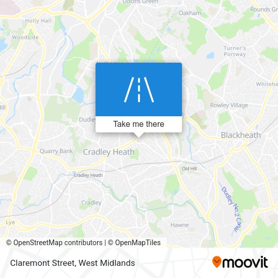 Claremont Street map