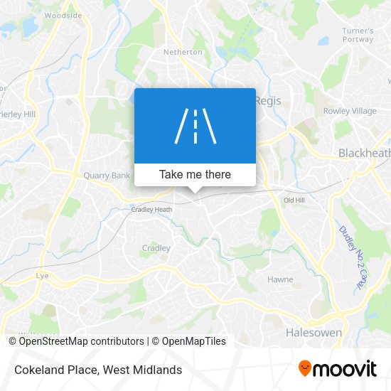Cokeland Place map