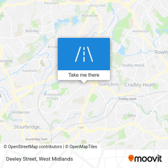 Deeley Street map