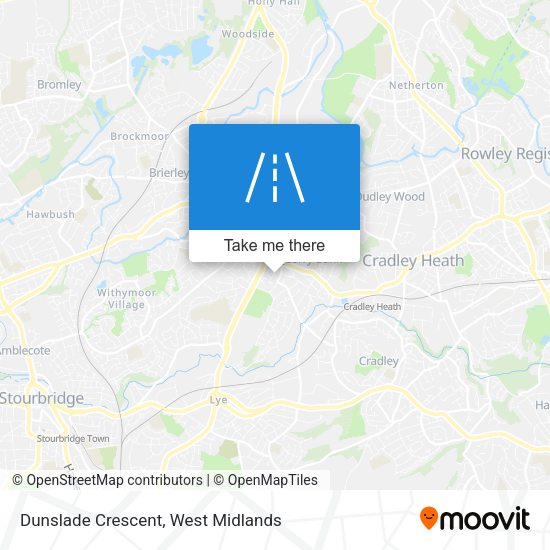 Dunslade Crescent map