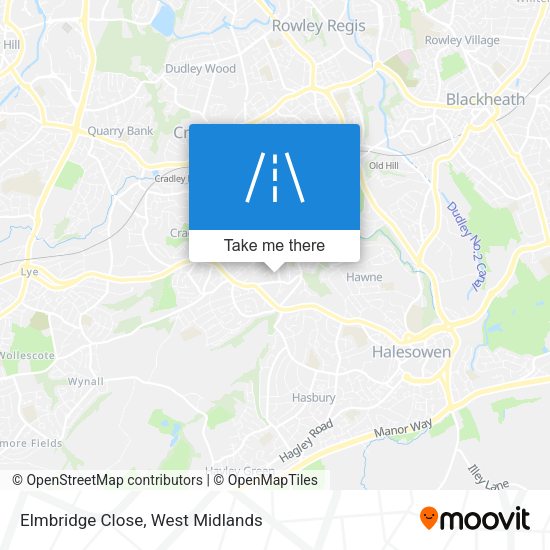 Elmbridge Close map