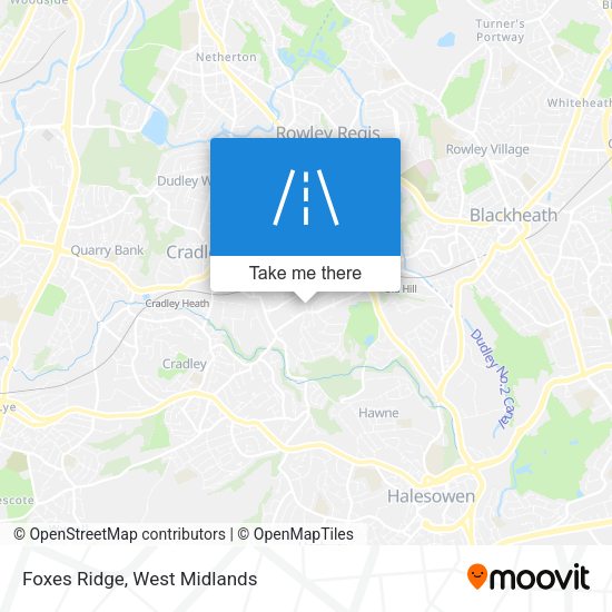 Foxes Ridge map