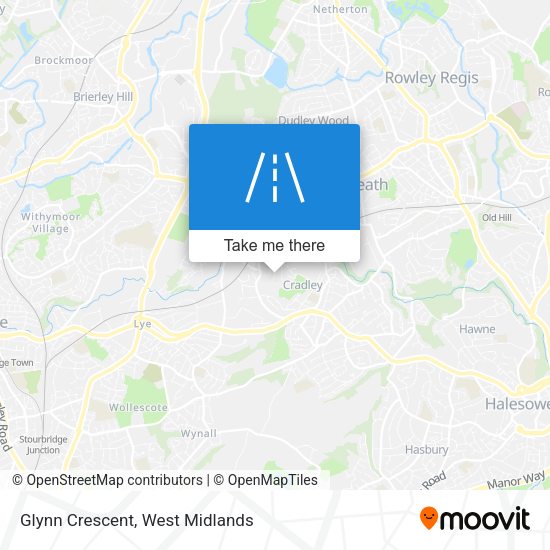 Glynn Crescent map