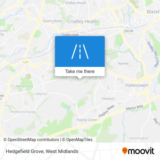 Hedgefield Grove map